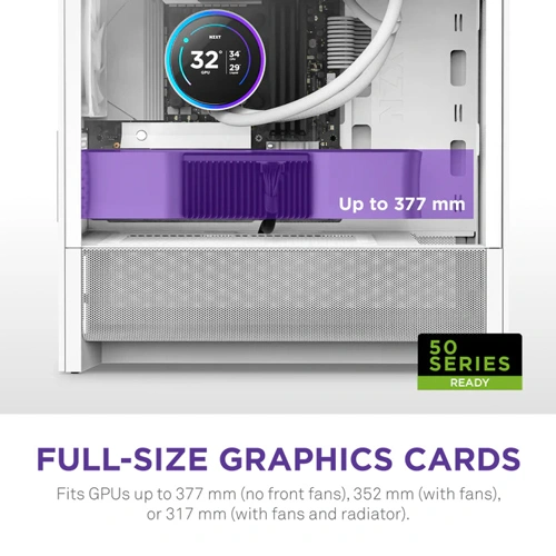 NZXT H3 Flow White M-ATX Mini Tower Case 2025 Edition NZXT