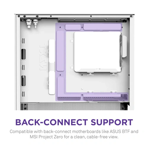 NZXT H3 Flow White M-ATX Mini Tower Case 2025 Edition NZXT