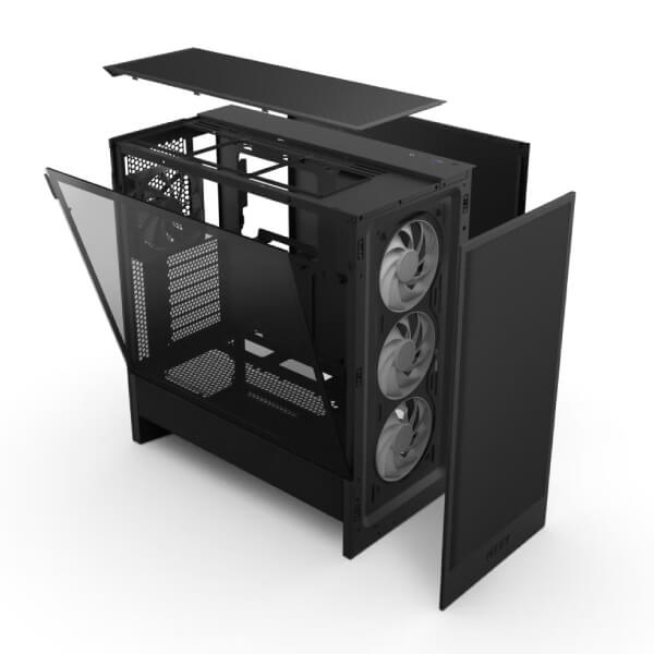 Nzxt H5 Flow RGB 2024 Edition E-ATX Mid Tower Case NZXT
