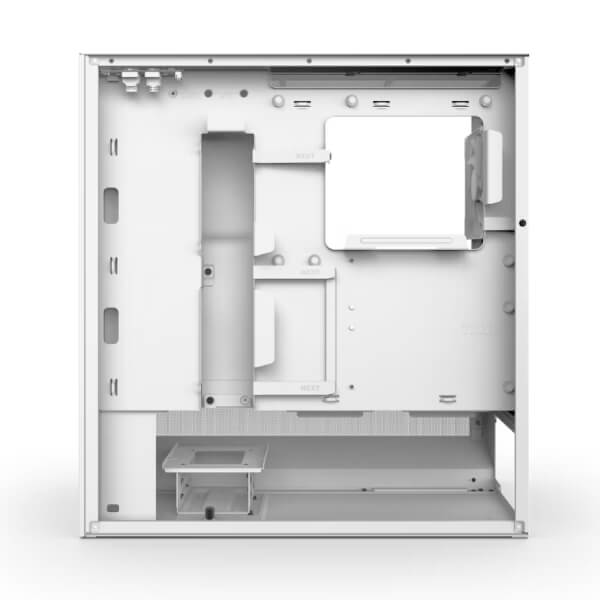 Nzxt H5 Flow RGB 2024 Edition E-ATX White Mid Tower Case NZXT