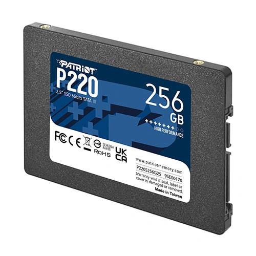 Patriot P220 Internal SSD, 256GB PATRIOT
