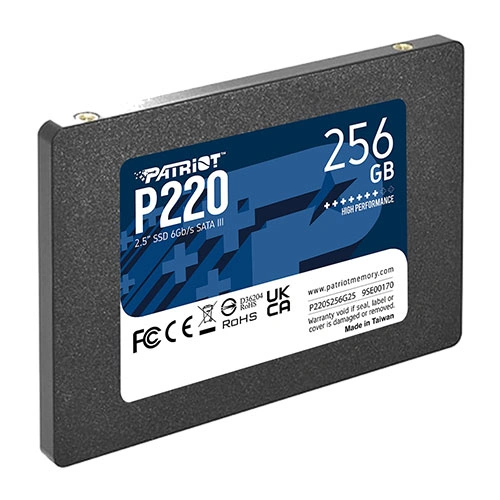 Patriot P220 Internal SSD, 256GB PATRIOT