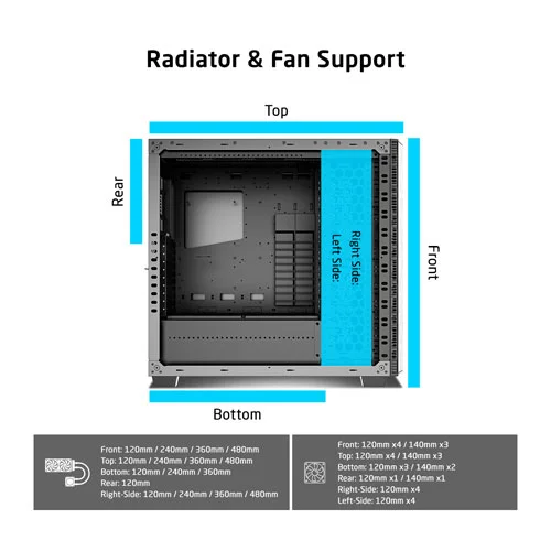 ProLab Design AI888 Super Tower Workstation PC Case ProLab DESIGN