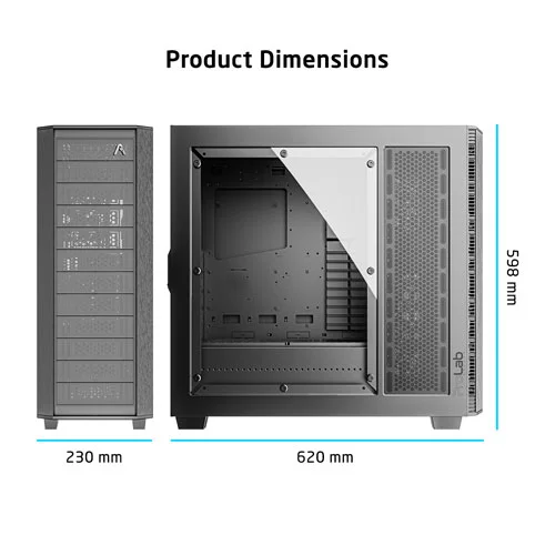 ProLab Design AI888 Super Tower Workstation PC Case ProLab DESIGN