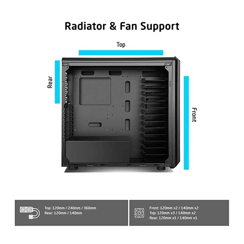 ProLab Design AI748 E-ATX Full Tower Workstation Case ProLab DESIGN