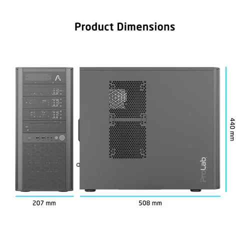 ProLab Design AI838 Mid Tower Workstation Case ProLab DESIGN