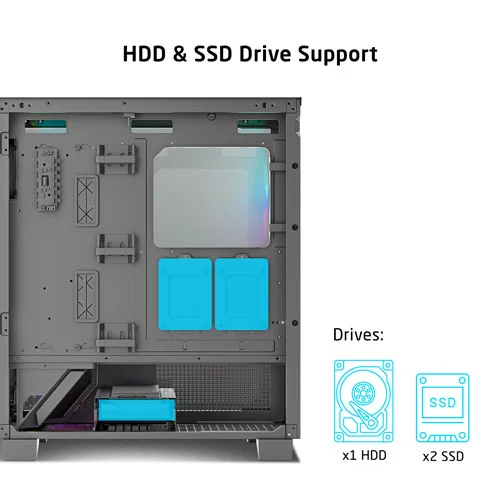 ProLab Design AI848 ARGB ATX Mid Tower Case ProLab DESIGN