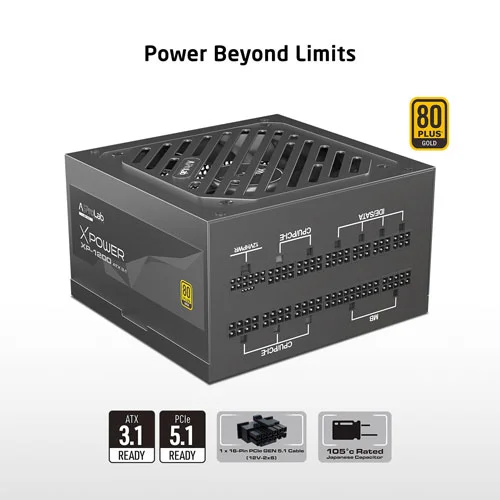 ProLab Design XPower XP-1200 ATX 3.1 Gold Fully Modular SMPS ProLab DESIGN
