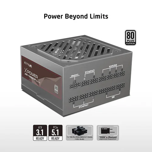 ProLab Design XPower XP-1250P ATX 3.1 Platinum Fully Modular SMPS ProLab DESIGN