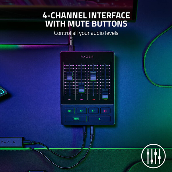 Razer Audio Mixer for Broadcasting And Streaming Mixer RAZER