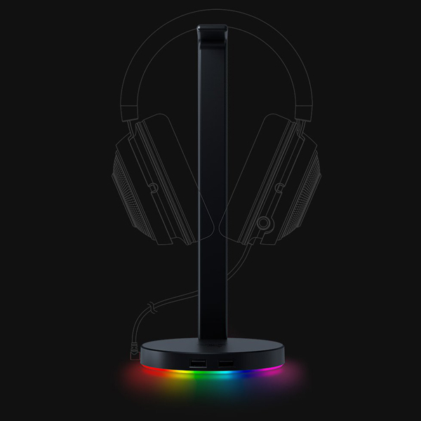 Razer Base Station V2 Chroma RGB Headset Stand (Black) RAZER