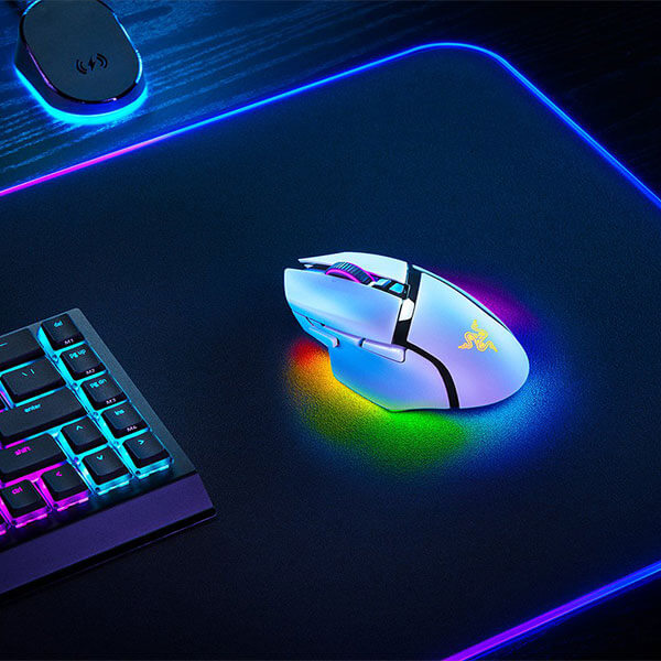 Razer Basilisk V3 Pro White Wireless Gaming Mouse RAZER