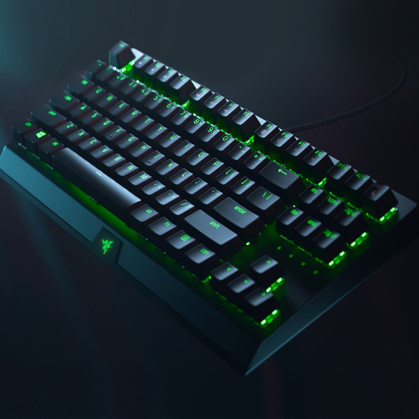 Razer BlackWidow V3 Tenkeyless Mechanical Gaming Keyboard Green Switches RAZER