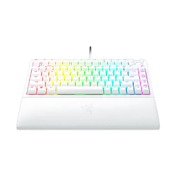 Razer BlackWidow V4 75 Percent White Mechanical Gaming Keyboard RAZER