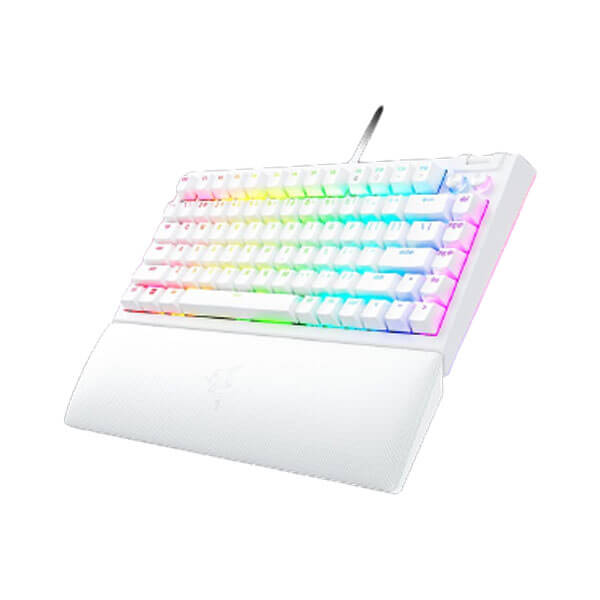 Razer BlackWidow V4 75 Percent White Mechanical Gaming Keyboard RAZER