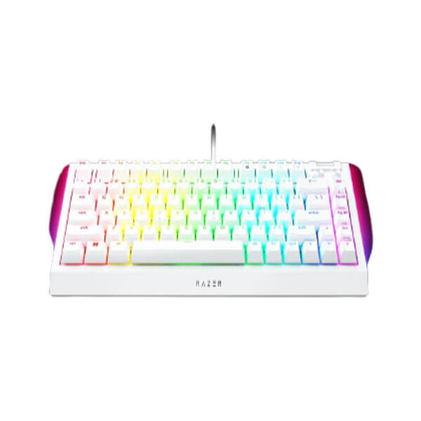 Razer BlackWidow V4 75 Percent White Mechanical Gaming Keyboard RAZER