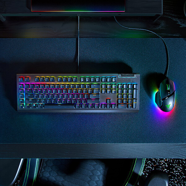 Razer BlackWidow V4 X Mechanical Gaming Keyboard with Green Switches RAZER