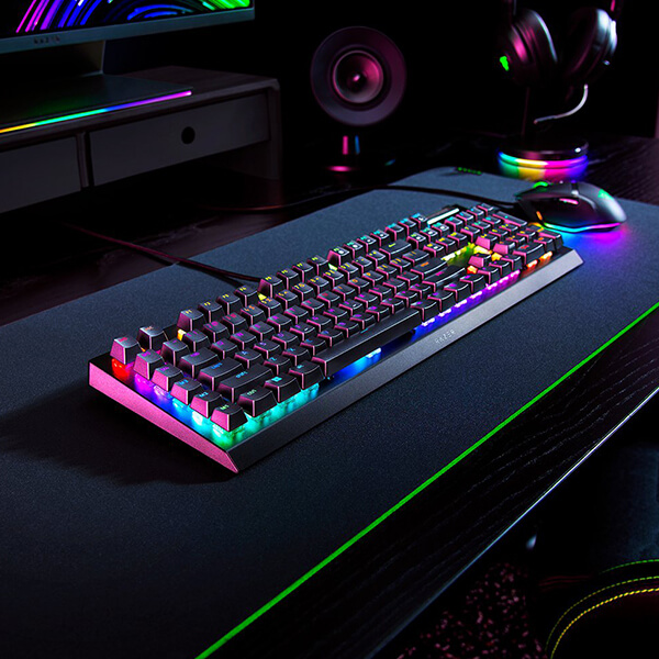 Razer BlackWidow V4 X Mechanical Gaming Keyboard with Green Switches RAZER