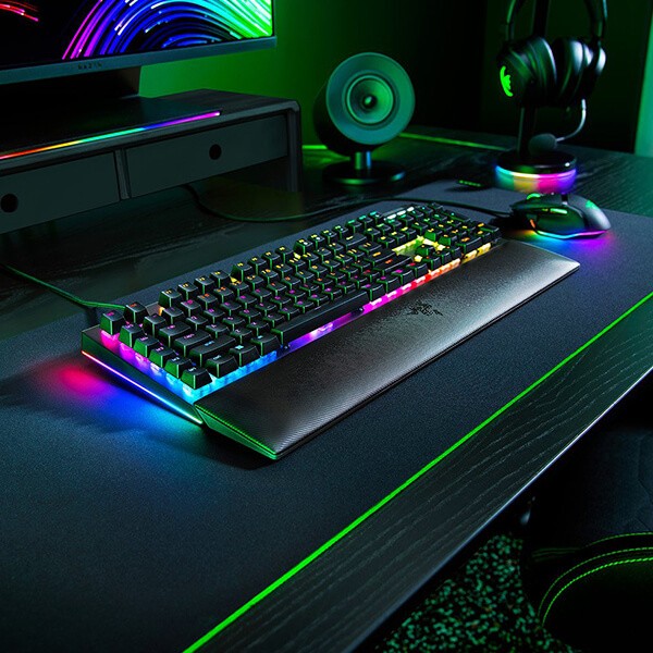 Razer BlackWidow V4 Mechanical Gaming Keyboard with Yellow Switches RAZER