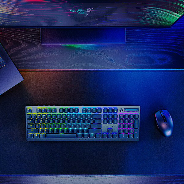 Razer DeathStalker V2 Pro Wireless Gaming Keyboard - Clicky Optical Purple Switches RAZER