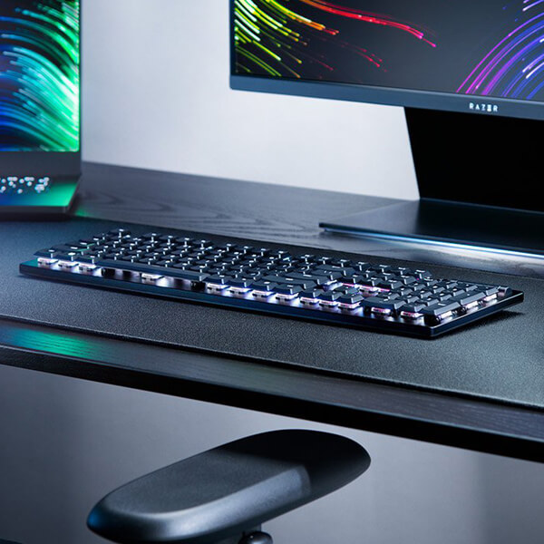 Razer DeathStalker V2 Pro Wireless Gaming Keyboard - Clicky Optical Purple Switches RAZER