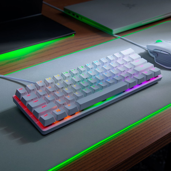 Razer Huntsman Mini Gaming Keyboard Linear Optical Mercury Red Switches RAZER