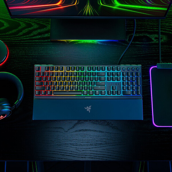 Razer Ornata V3 Gaming Keyboard with Mecha-Membrane Switches RAZER