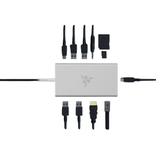 Razer USB-C Dock 11-Port Mercury Charging Device RAZER