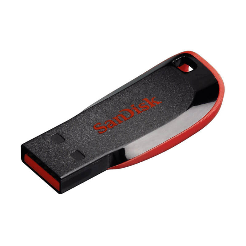 SanDisk Cruzer Blade 128GB USB 2.0 Red Pen Drive SANDISK