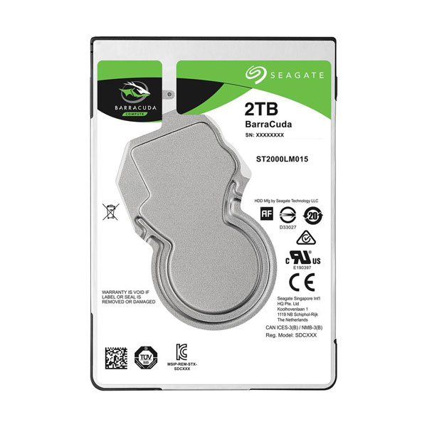 Seagate Barracuda 2TB 5400 RPM Hard Drive