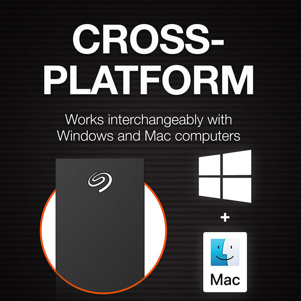 Seagate One Touch 4TB External Hard Drive (Black) SEAGATE