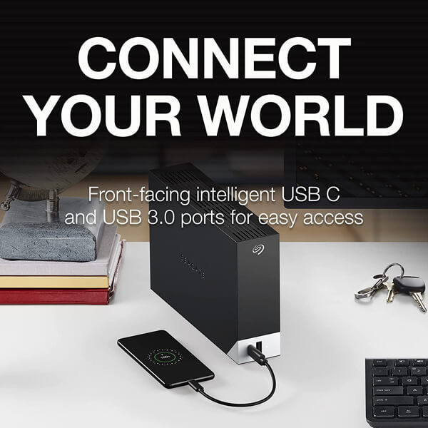 Seagate One Touch 4TB External Hard Drive (Black) SEAGATE