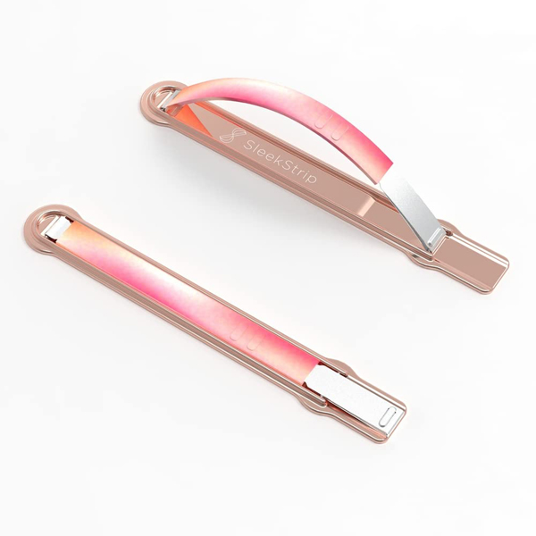 SleekStrip Phone Stand and Grip - Cocktail Pink Lady Strip