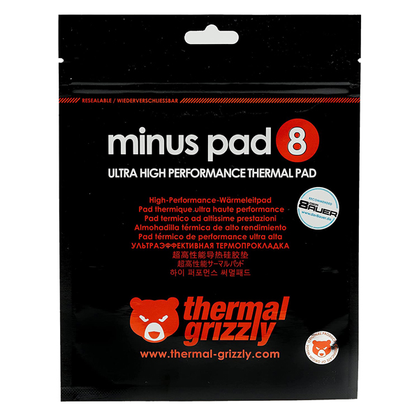 Thermal Grizzly Minus Pad 8 Thermal Pad (30 X 30 X 0.5mm) THERMAL GRIZZLY