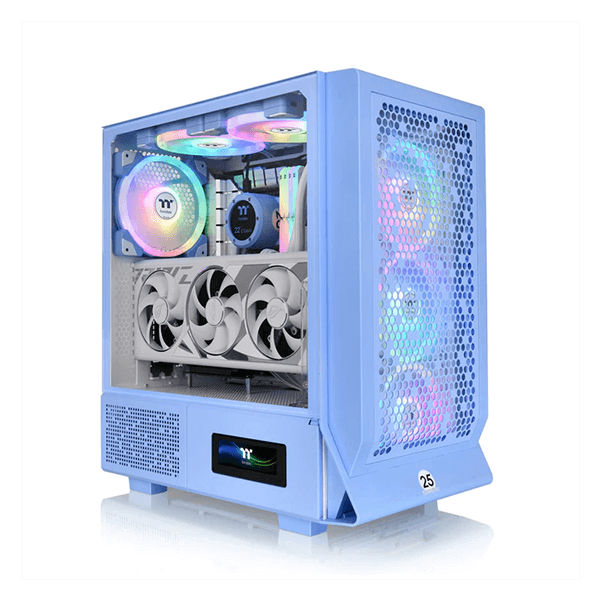 Thermaltake Ceres 330 TG ARGB E-ATX Mid Tower Case (Hydrangea Blue) THERMALTAKE
