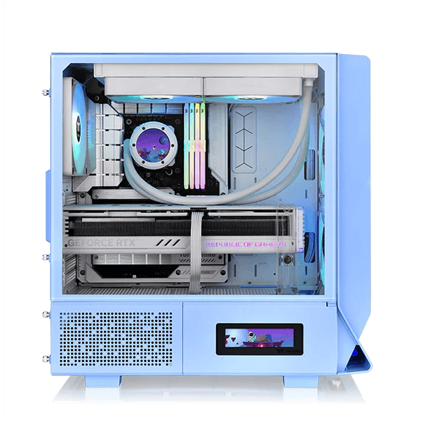 Thermaltake Ceres 330 TG ARGB E-ATX Mid Tower Case (Hydrangea Blue) THERMALTAKE