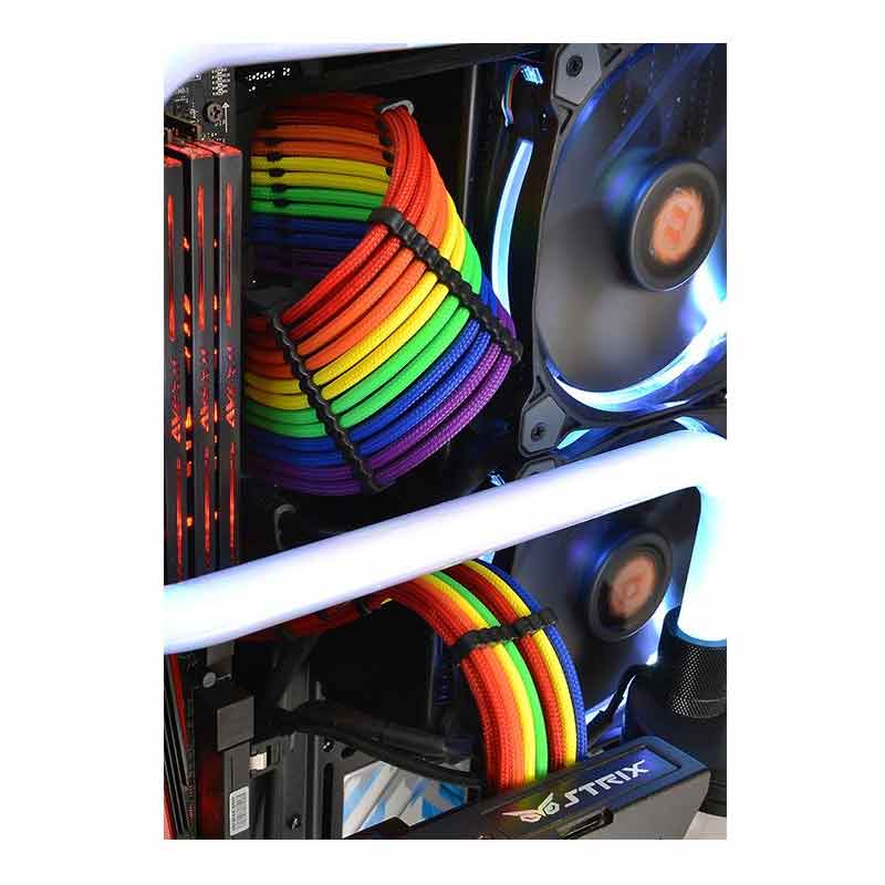 Thermaltake Mod Sleeve Extension Cable (Rainbow) THERMALTAKE