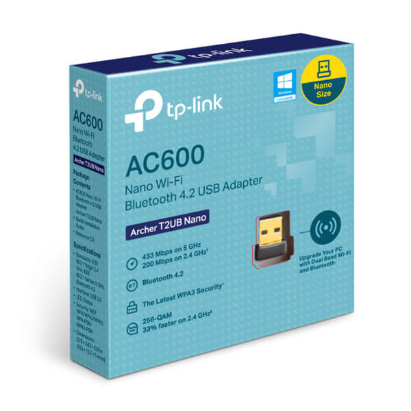 Tp-Link Archer T2UB Nano Wi-Fi Bluetooth 4.2 USB Adapter TPLINK