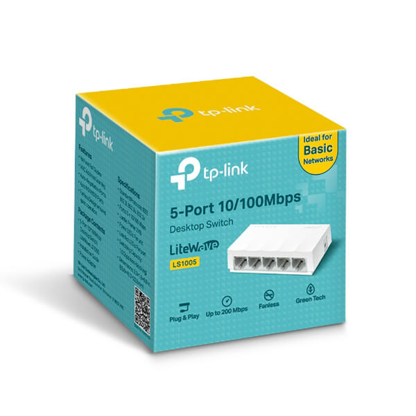 TP-Link LS1005 Unmanaged 5-Port Desktop Switch TPLINK