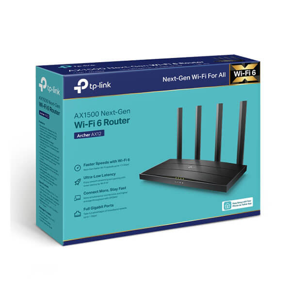 Tp-Link Archer AX12 AX1500 Dual-Band Gigabit Wi-Fi 6 Router TPLINK