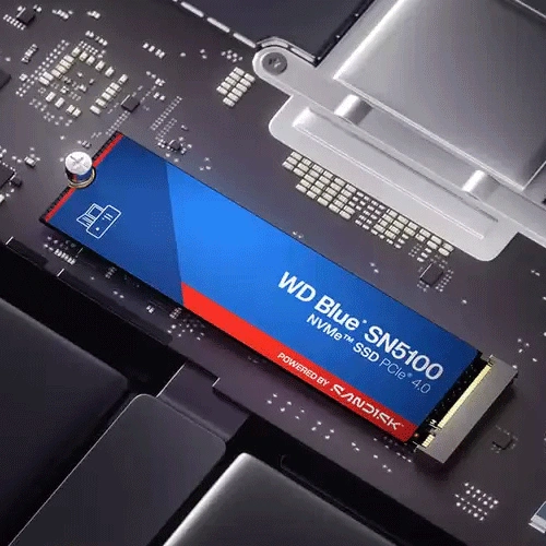 WD Blue SN5100 NVMe 500GB Gen4 SSD WESTERN DIGITAL (WD)