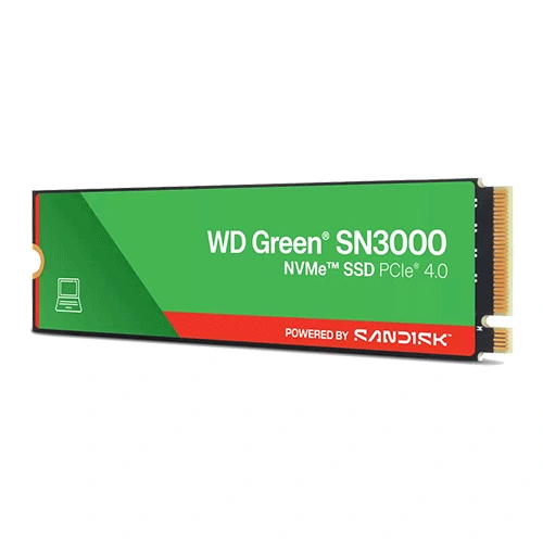 WD Green SN3000 1TB NVMe Gen4 SSD WESTERN DIGITAL (WD)